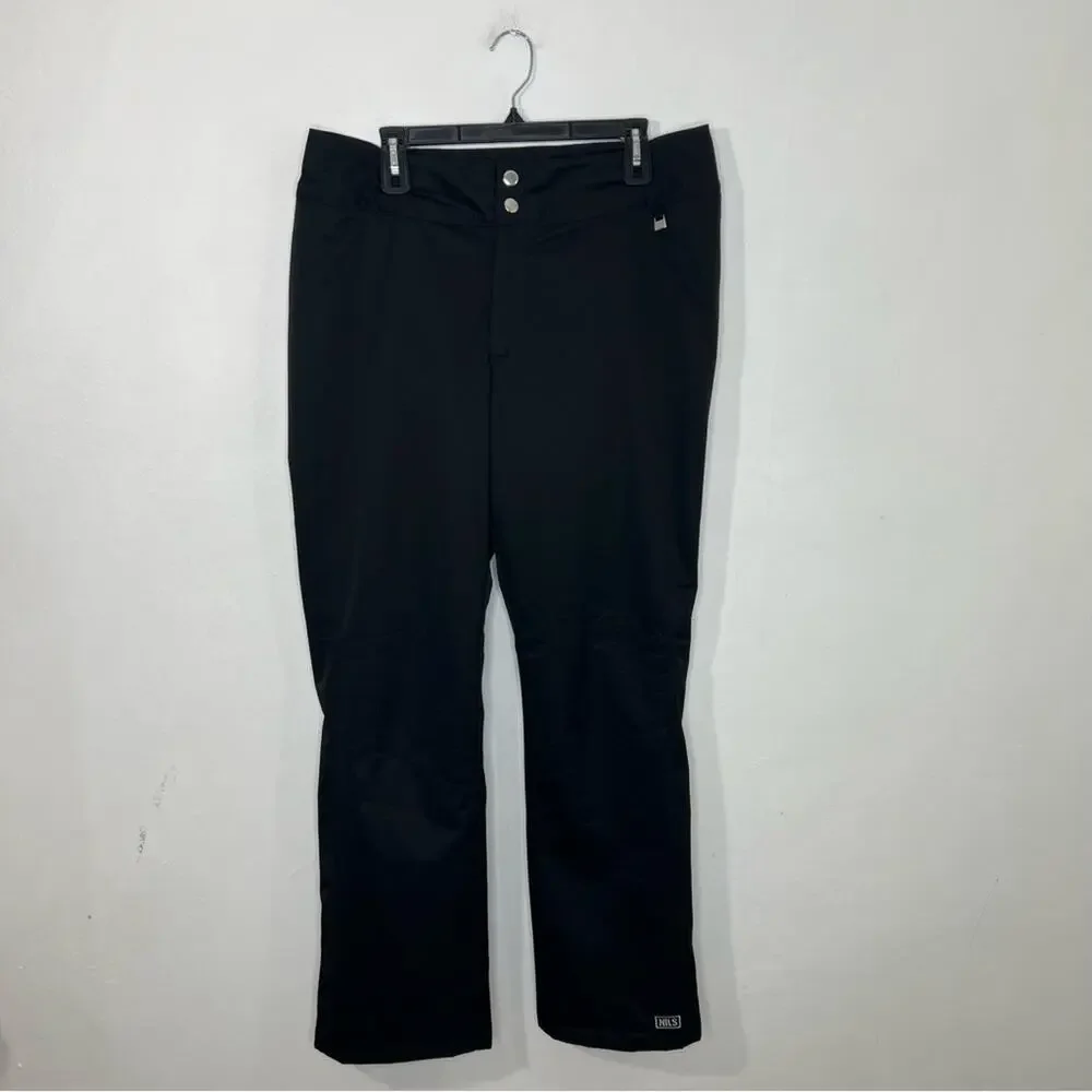 NILS Black Ski Snow Waterproof Outdoor Winter Pants Size 14